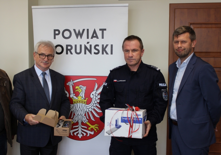 Nowy sprzęt dla toruńskich policjantów